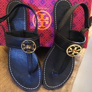 SOLD- Black Tory Burch Sandals- SOLD